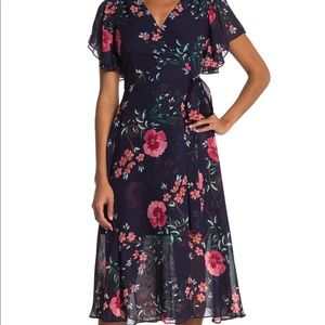 Vince Camuto Floral Wrap Dress